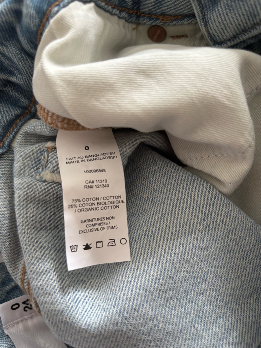 Garage 90s Straight Jean in Lena Blue sz 0 - Picture 8 of 10